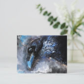 クロウ・ア#crowト#bird #animals ポストカード (スタンド正面)