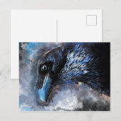 クロウ・ア#crowト#bird #animals ポストカード (正面/裏面)