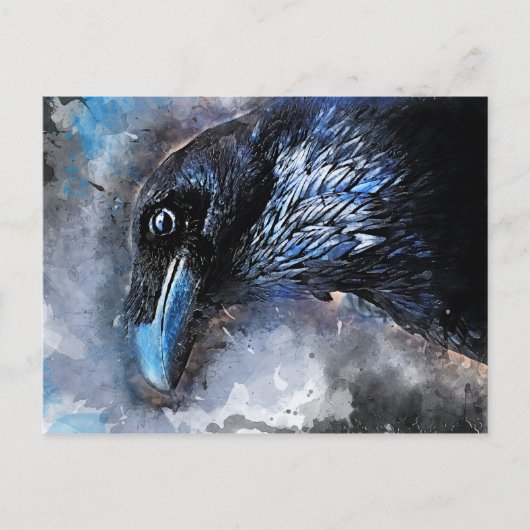 クロウ・ア#crowト#bird #animals ポストカード (正面)
