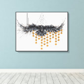 クロウ キャンバスプリント (インサイチュ (ウッドフロア))