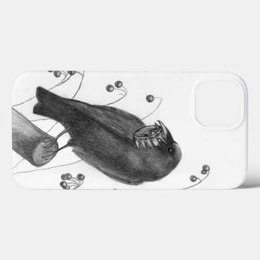 クロウ&クラウン Case-Mate iPhoneケース (裏面 (横))