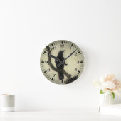 クロウ ラウンド壁時計 (ホーム)
