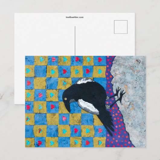 クロウ・ラブ ポストカード (正面/裏面)