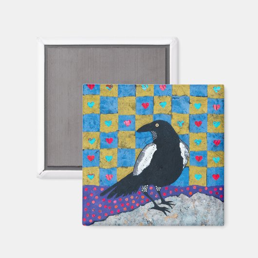 クロウ・ラブ マグネット (正面/裏面)