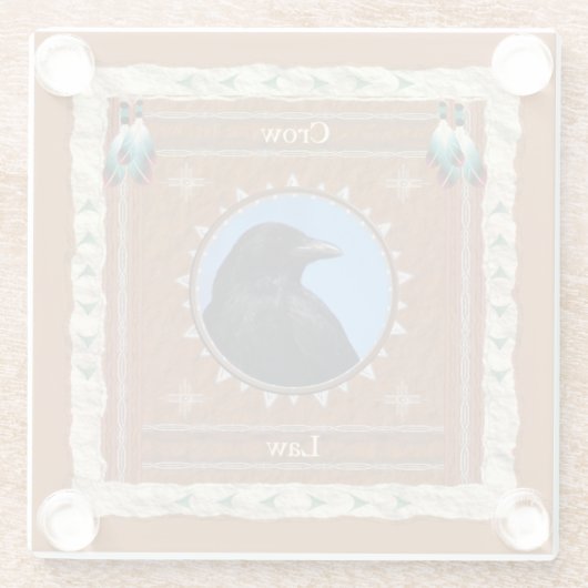 クロウ – ローグラスコースター ガラスコースター (裏面)