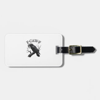 クロウ、F-Caw-FバードムーンおもしろいゴシックTri-Blend Cre ラゲッジタグ