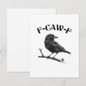 クロウ F-CAW-F ハロウィン ノートカード (正面/裏面)