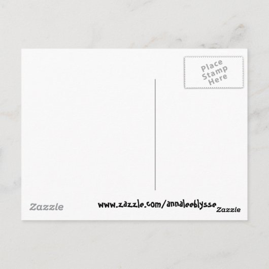 クロエが大好き ポストカード (裏面)