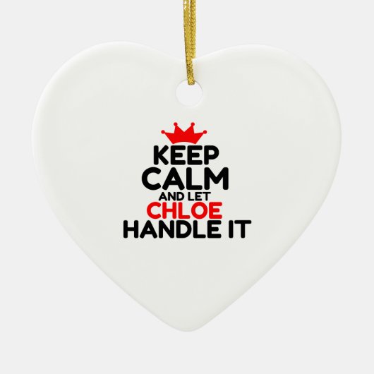 クロエが対処する セラミックオーナメント (正面)