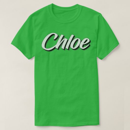 クロエと申す Tシャツ (デザイン正面)