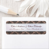 クロエシルクダマスクカップル住所 シール (インサイチュ)