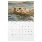 クロエデノーブル絵を描アイルランド2022カレンダー カレンダー (3月 2026)