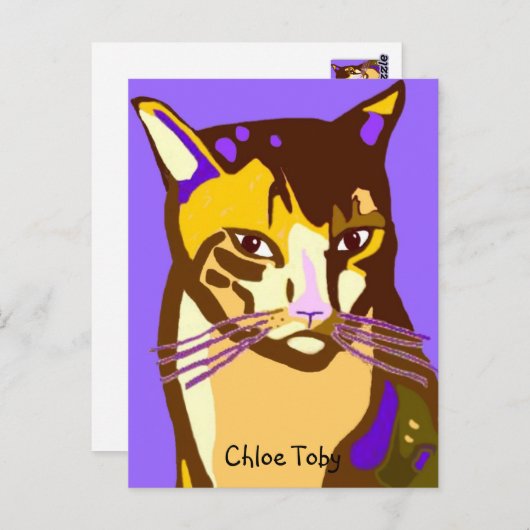 クロエトビーはがき ポストカード (正面/裏面)