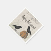 クロエレガントウハッピーハローウィン スタンダードカクテルナプキン (角)