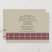 クロエレガントス縁ど宗教招待状 招待状 (正面/裏面)