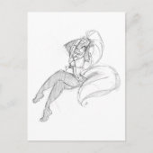 クロエ退屈05 ポストカード (正面)