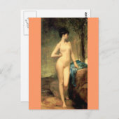 クロエ – ヴィンテージアート – 有名な絵画 – Lefebvr ポストカード (正面/裏面)