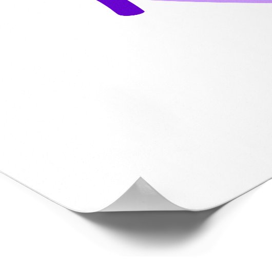 クロエ（紫） ポスター (角)