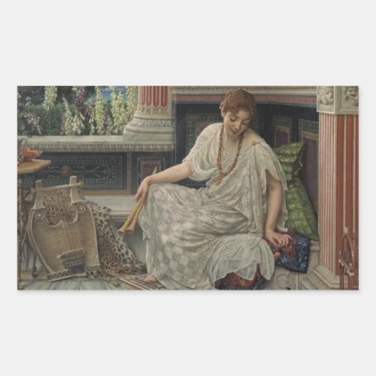 クロエ(Edward Poynter著) 長方形シール (正面)