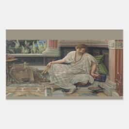 クロエ（Edward Poynter著） 長方形シール