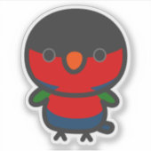 クロオビインコ シール (正面)