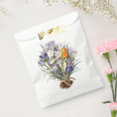 クロカス春花植物学フローラアート フェイバーバッグ (封をした状態)