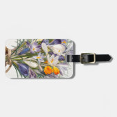 クロカス春花植物学フローラアート ラゲッジタグ (正面横)