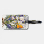 クロカス春花植物学フローラアート ラゲッジタグ (裏面横)