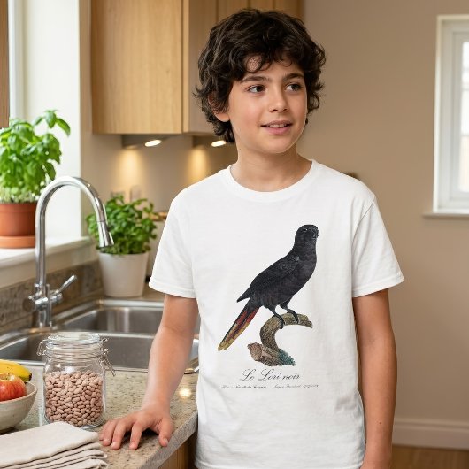 クロガシラインコ (Chalcopsitta atra) Tシャツ