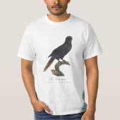 クロガシラインコ (Chalcopsitta atra) Tシャツ (正面)