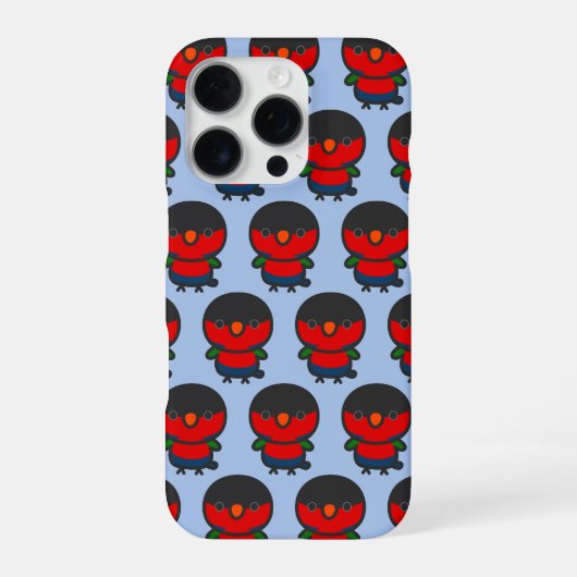 クロガシラインコ iPhoneケース (裏面)