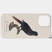 クロガシラオオインコ (Chalcopsitta atra) Case-Mate iPhoneケース (裏面 (横))
