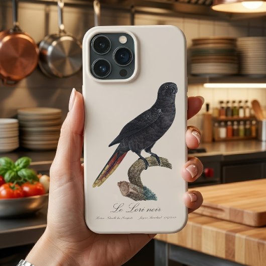 クロガシラオオインコ (Chalcopsitta atra) Case-Mate iPhoneケース