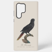 クロガシラオオインコ (Chalcopsitta atra) Samsung Galaxyケース (裏面)