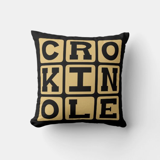 クロキノール、ボードゲーム クッション (正面)