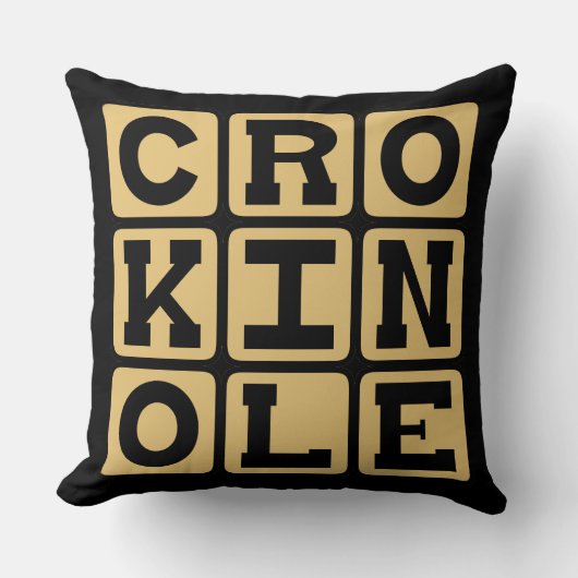 クロキノール、ボードゲーム クッション (正面)