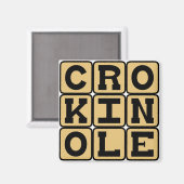 クロキノール、ボードゲーム マグネット (正面/裏面)