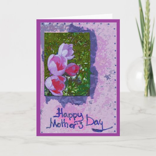 クロキュース付きマザーズデイカード カード (正面)