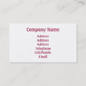 クロキュース 名刺 (裏面)