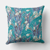 クロキュース、花柄、美しい春の花 クッション (裏面)