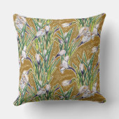 クロキュース、花柄、美しい春の花 クッション (裏面)