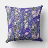 クロキュース、花柄、美しい春の花 クッション (裏面)