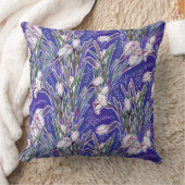 クロキュース、花柄、美しい春の花 クッション (ブランケット)