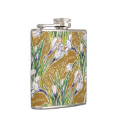 クロキュース、花柄、美しい春の花 フラスク (右)