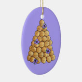 クロクエンブーシュチュックスブンクリームパフ結婚ズケーキ セラミックオーナメント (右)