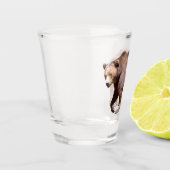 クロクマから隔離される ショットグラス (左)