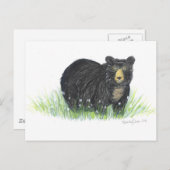 クロクマの贈り物 ポストカード (正面/裏面)