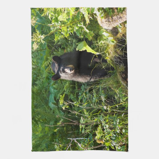 クロクマ キッチンタオル (縦)