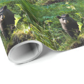 クロクマ ラッピングペーパー (ロールコーナー)