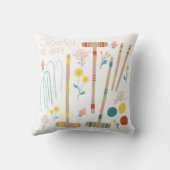 クロケオールデイローンゲームおもしろいかわいい クッション (裏面)